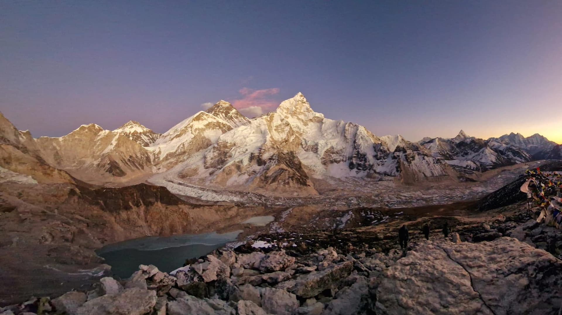 Himalayan mountain panorama
