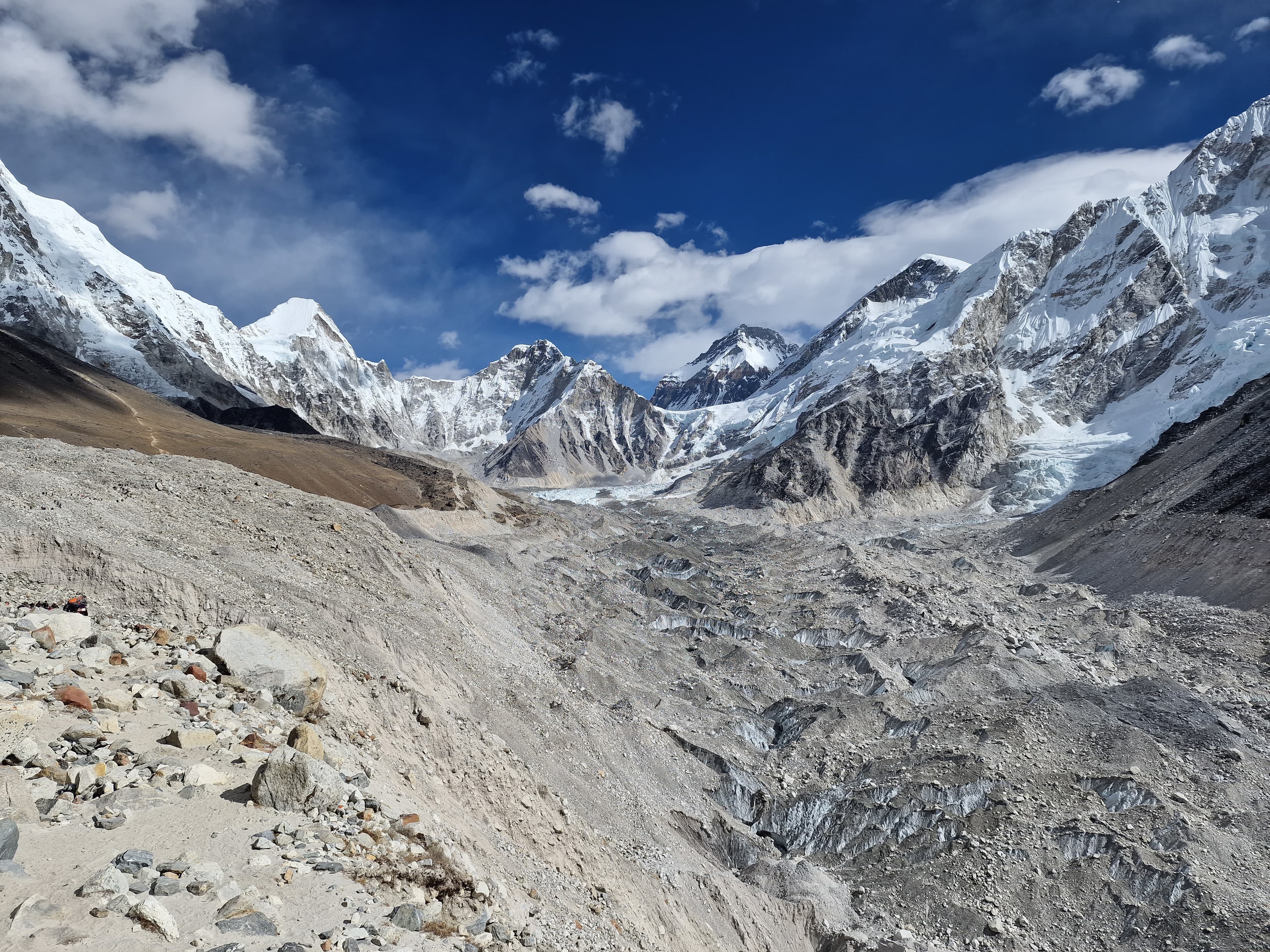 Mountain sunrise over Khumbu